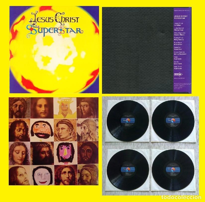 Discos de vinilo: JESUS CHRIST SUPERSTAR - 1970 IAN GILAN - DEEP PURPLE, CAJA 2LPs + POSTER, TODO EXC