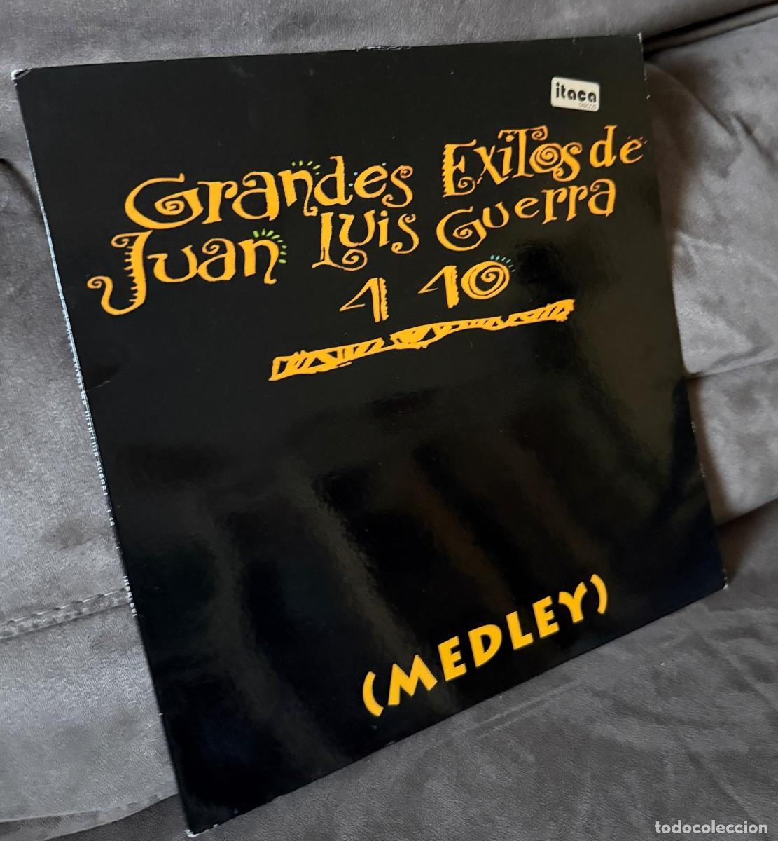 Discos de vinilo: Juan Luis Guerra 4 40&ndash; Grandes Exitos De Juan Luis Guerra 4 40. Disco vinilo. Edic. Spain. 1995