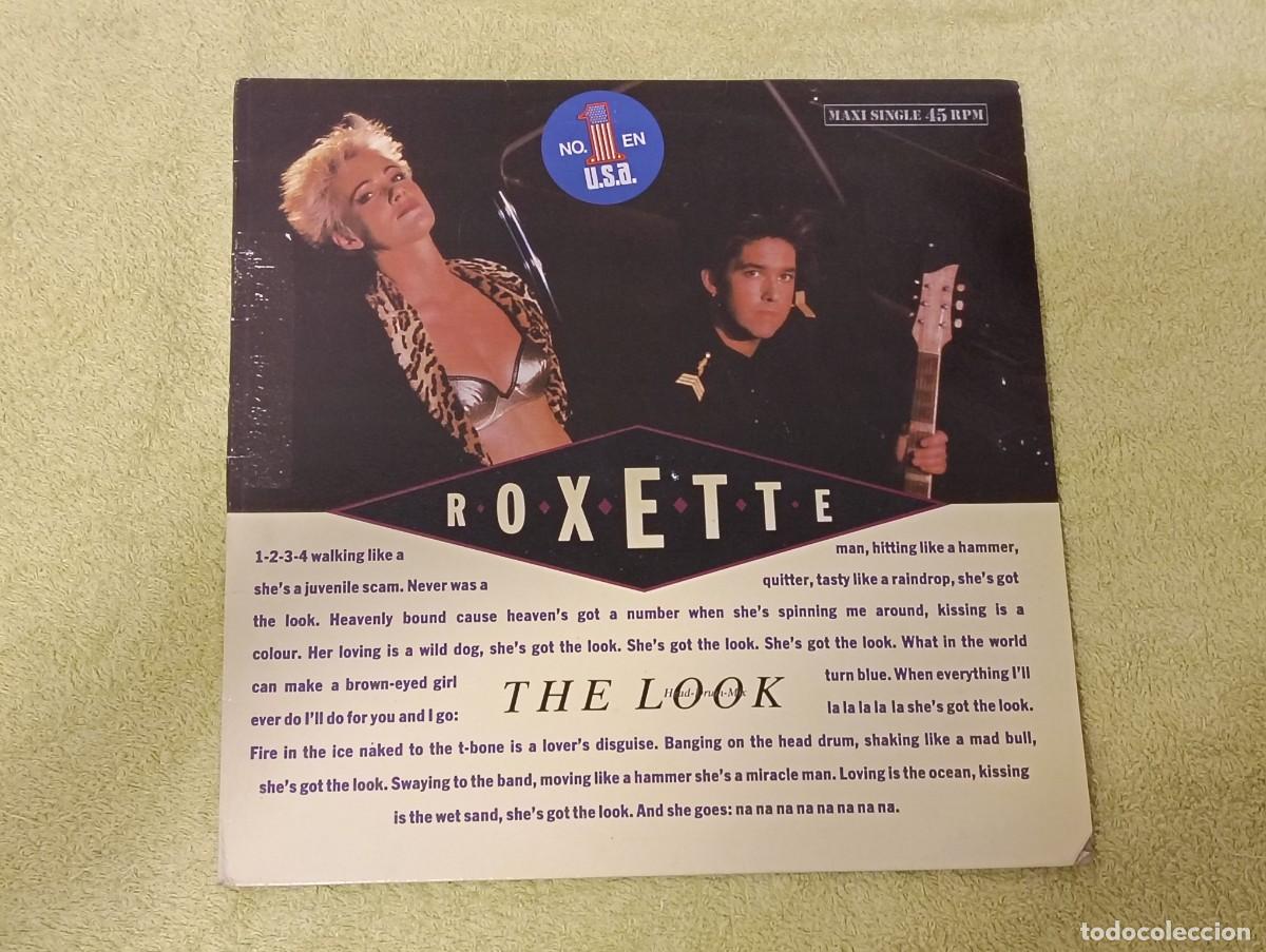 Discos de vinilo: Maxi 12&rdquo; Roxette - The Look (1989) - Edici&oacute;n Espa&ntilde;ola DMM Hispavox / Parlophone