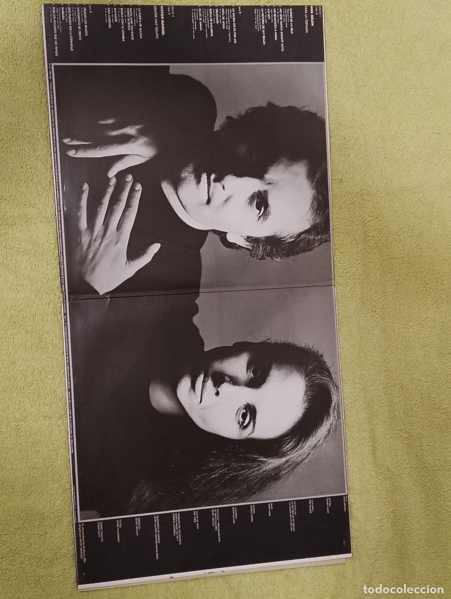 Discos de vinilo: Doble LP Vinilo V&iacute;ctor Manuel y Ana Bel&eacute;n - Siempre Hay Tiempo / Para La Ternura (1986) CBS Gatefold