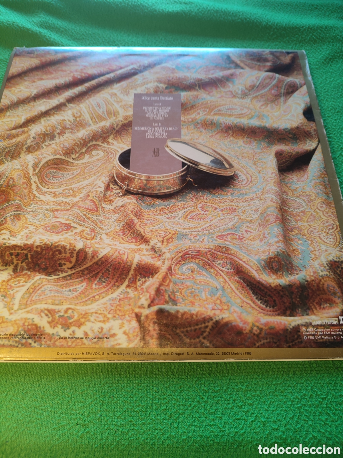 Discos de vinilo: Alice - Gioielli Rubati Edici&oacute;n espa&ntilde;ola - Foto 3