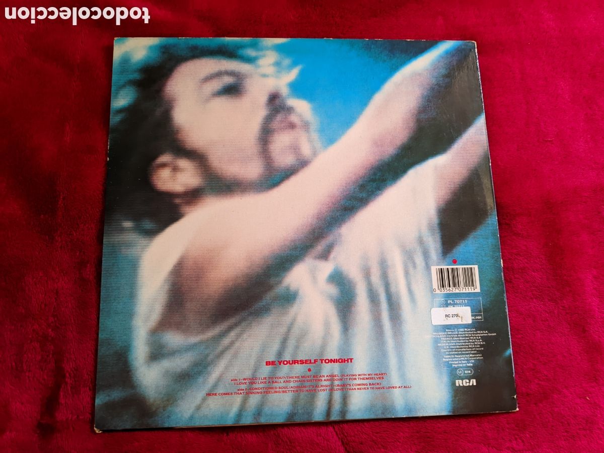 Discos de vinilo: // Eurythmics &ndash; Be Yourself Tonight - RCA Italia 1985 - Foto 2