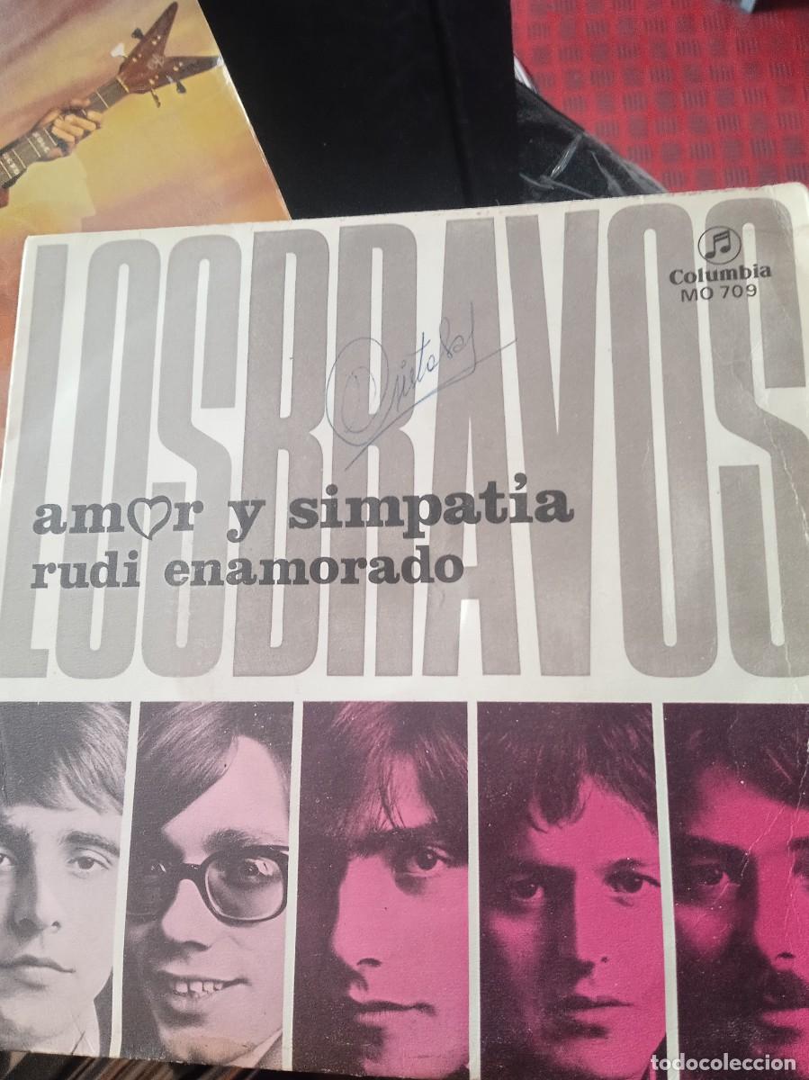 Discos de vinilo: LOS BRAVOS-AMOR Y SIMPAT&Iacute;A. SINGLE.