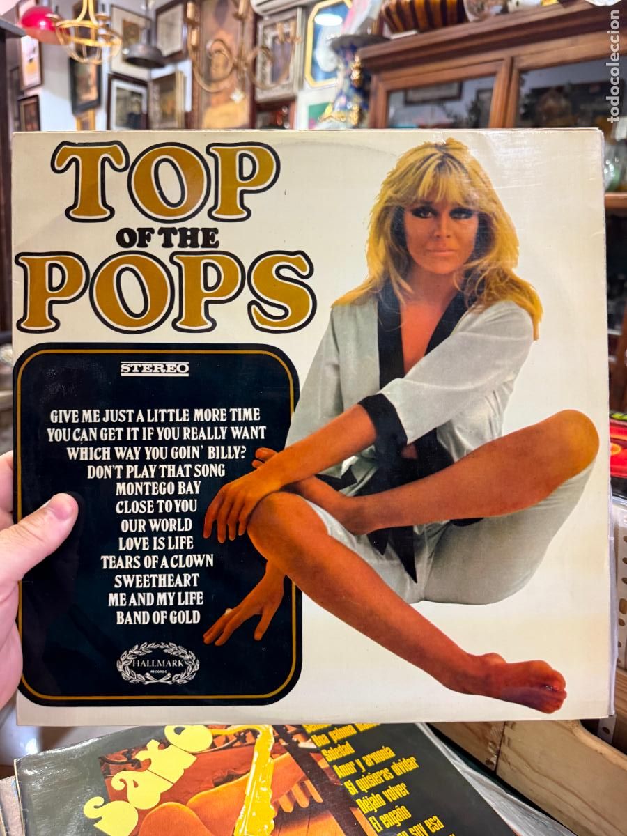 Discos de vinilo: LP TOP OF THE POPS -