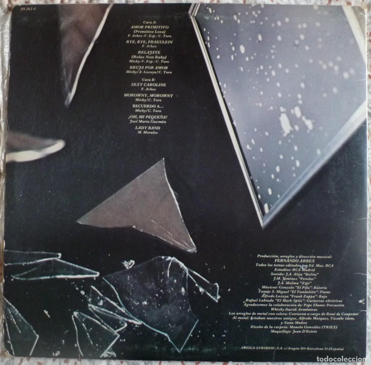Discos de vinilo: MICKY - MICKYMORFOSIS (LP ARIOLA 1975) - Foto 2