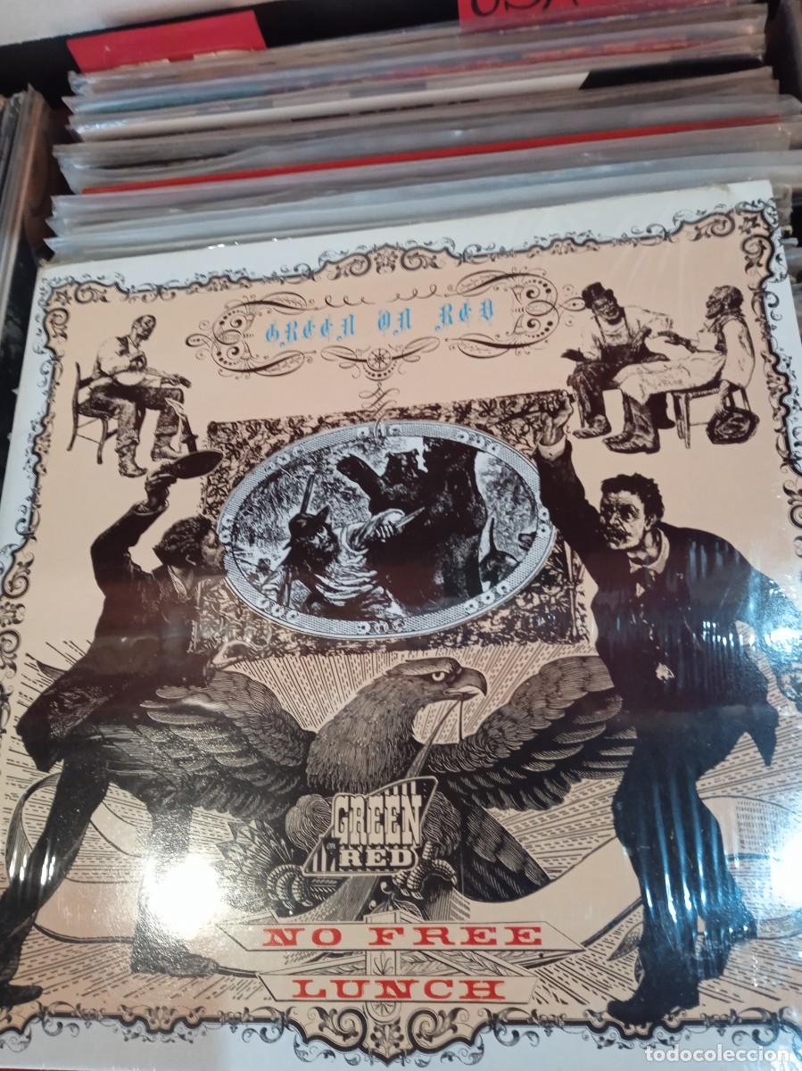 Discos de vinilo: GREEN ON RED- NO FREE LUNCH. MIMIELEP&Eacute;. ESPA&Ntilde;A