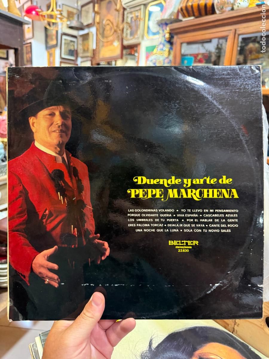 Discos de vinilo: LP DUENDE Y ARTE DE PEPE MARCHENA