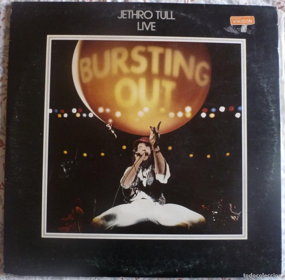 Discos de vinilo: JETHRO TULL - BURSTING OUT (2 X LP CHRYSALIS 1978 ESPA&Ntilde;A)