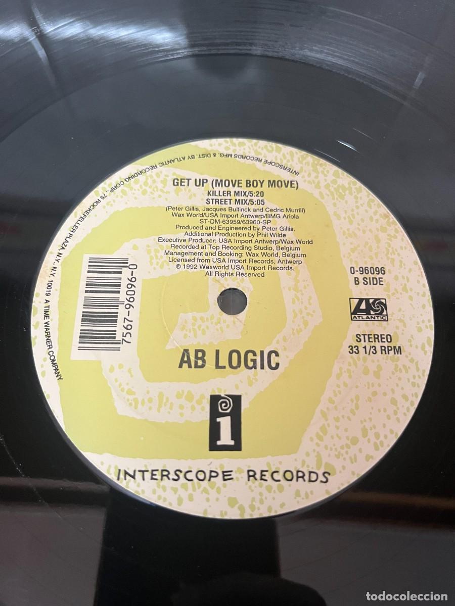 Discos de vinilo: AB Logic Get Up (Move Boy Move) - Foto 3