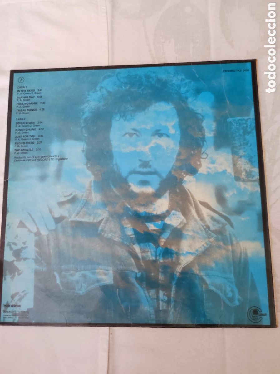 Discos de vinilo: PETER GREEN - IN THE SKIES - Foto 2