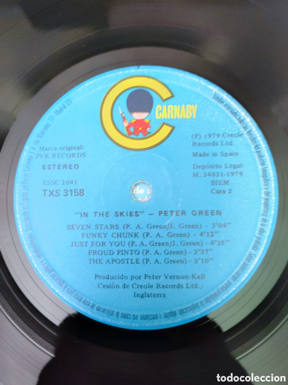 Discos de vinilo: PETER GREEN - IN THE SKIES - Foto 6