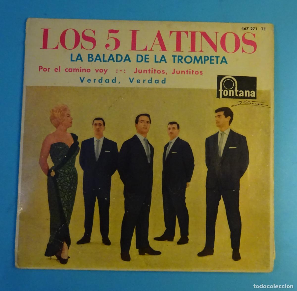 Discos de vinilo: EP LOS 5 LATINOS LA BALADA DE LA TROMPETA. FONTANA