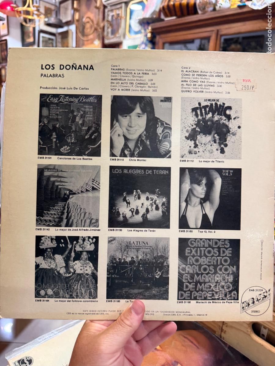 Discos de vinilo: LP LOS DO&Ntilde;ANA RUMBAS - Foto 2
