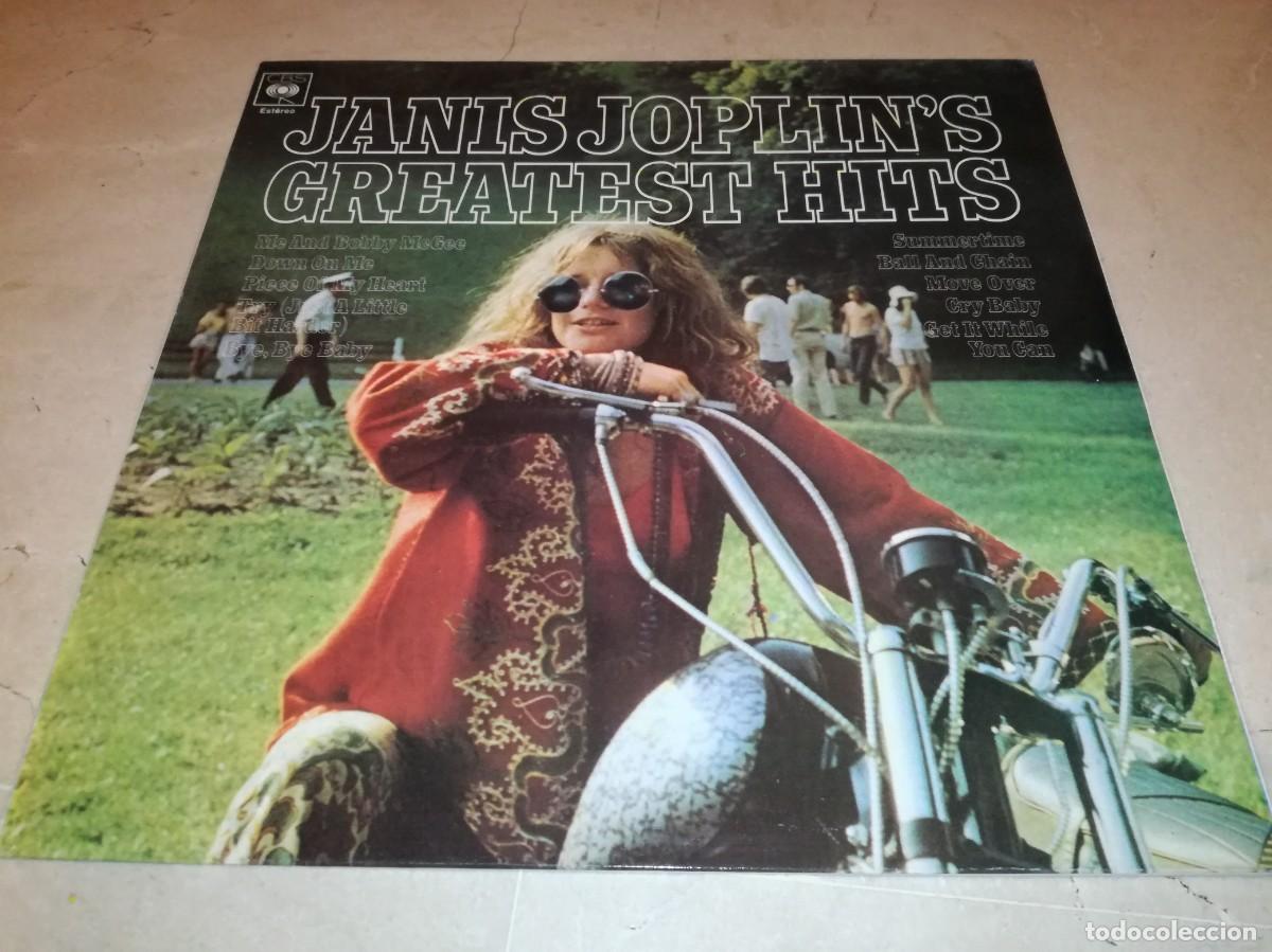 Discos de vinilo: JANIS JOPLIN&acute;S-GREATEST HITS-EDICI&Oacute;N ESPA&Ntilde;OLA