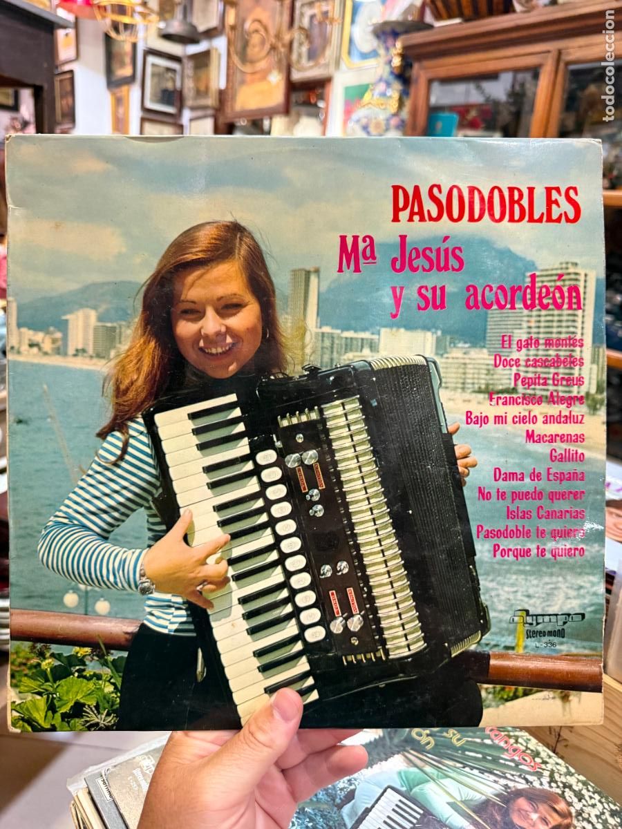 Discos de vinilo: LP PASODOBLES M&ordm; JESUS Y SU ACORDEON