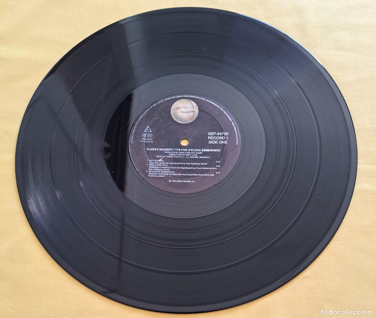 Discos de vinilo: SLASH'S SNAKEPIT - IT'S FIVE O'CLOCK SOMEWHERE (SOLO DISCOS) - GEF 24730 - EUROPE 1995