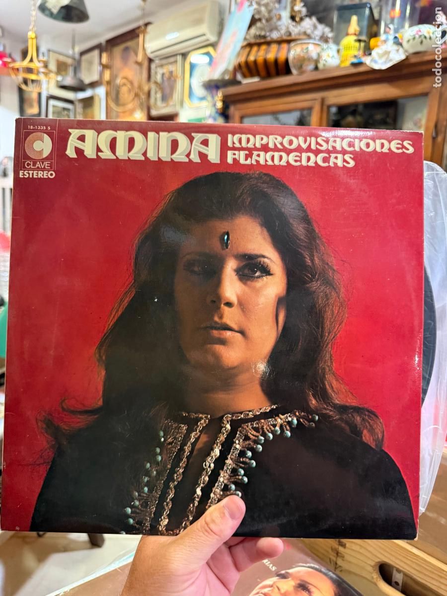 Discos de vinilo: LP AMINA - IMPROVISACIONES FLAMENCAS