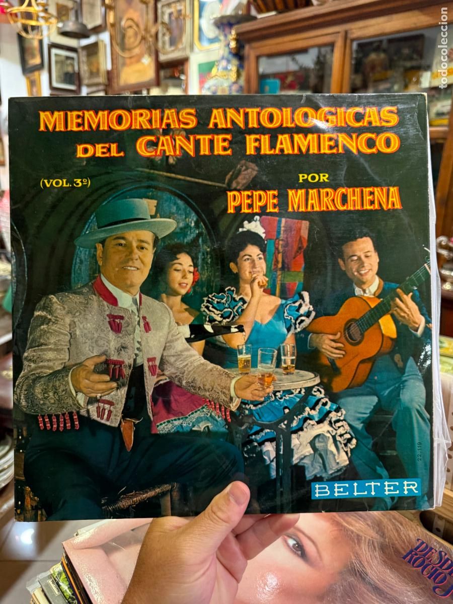 Discos de vinilo: LP MEMORIAS ANTOLOGICAS DEL CANTE FLAMENCO - VOL 3 - POR PEPE MARCHENA
