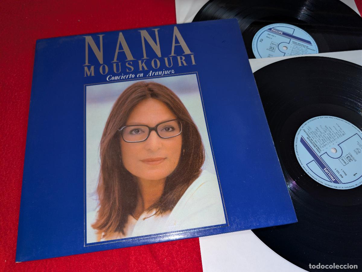 Discos de vinilo: NANA MOUSKOURI Concierto en Aranjuez 2LP 1989 Philips ESPA&Ntilde;A SPAIN VINILO gatefold
