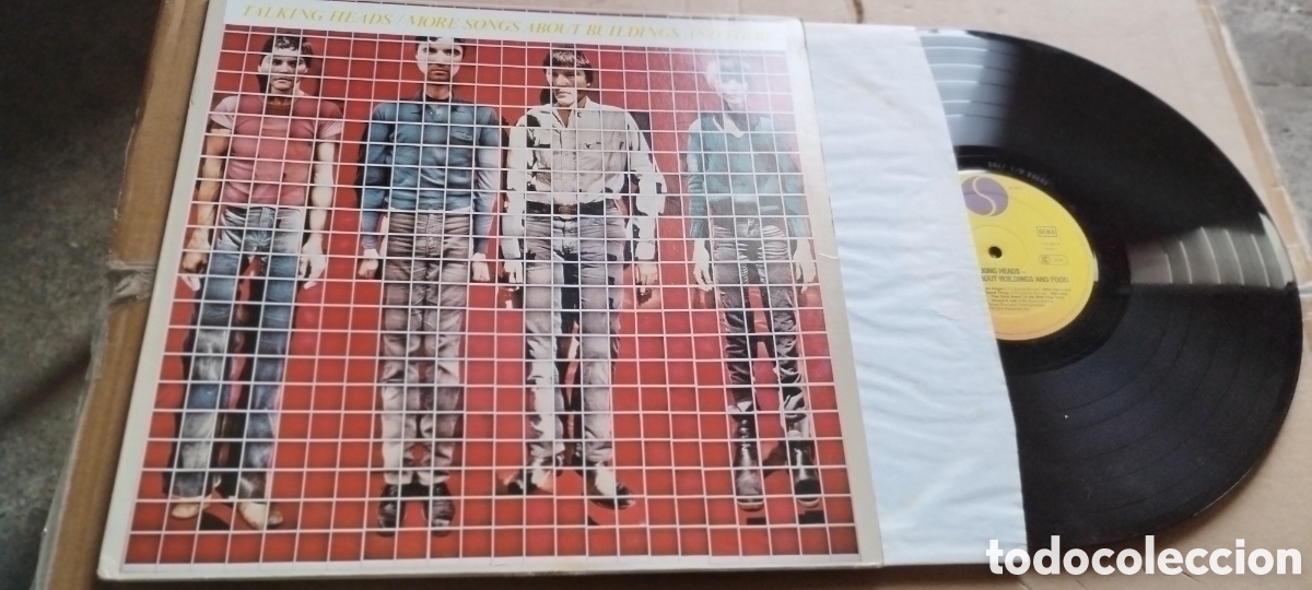Discos de vinilo: Lp-talking heads-more songs about buildings and food-1978-germany-