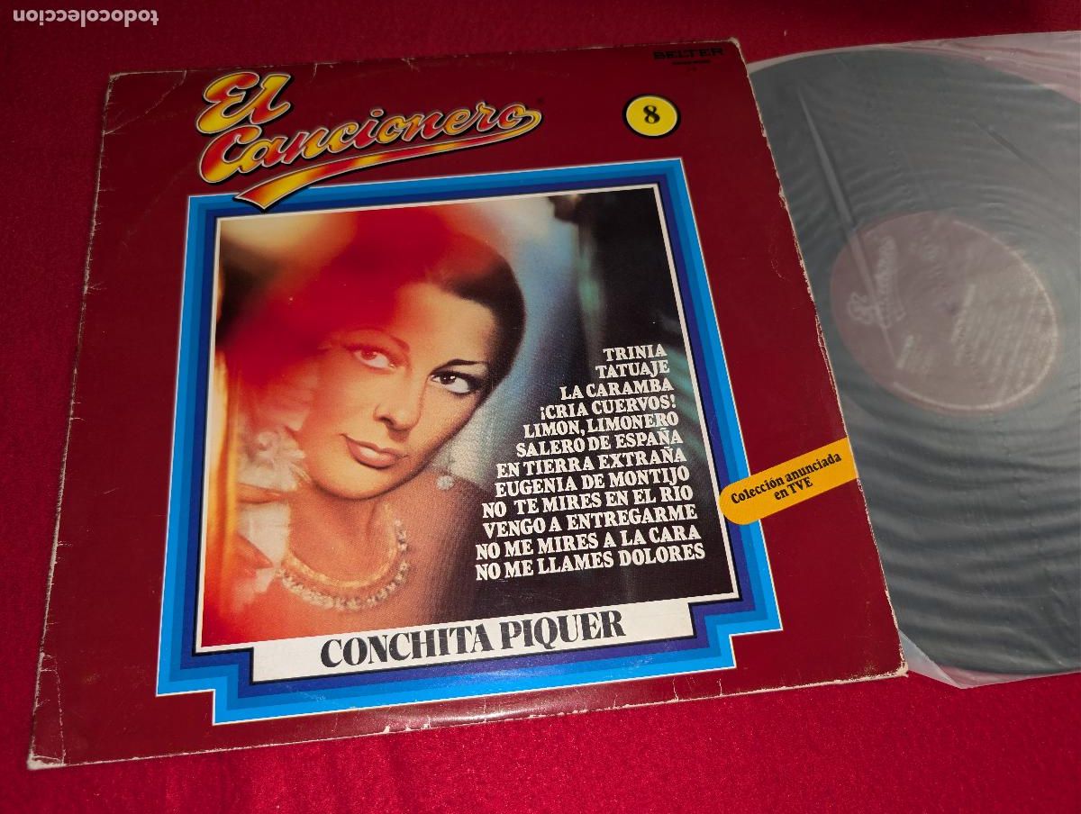 Discos de vinilo: CONCHITA PIQUER El cancionero 8 LP 1980 Belter