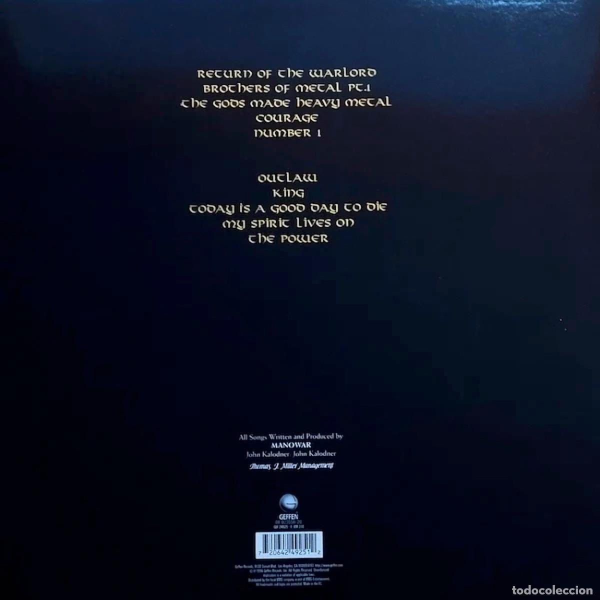 Discos de vinilo: MANOWAR Louder Than Hell (LP) - Foto 2