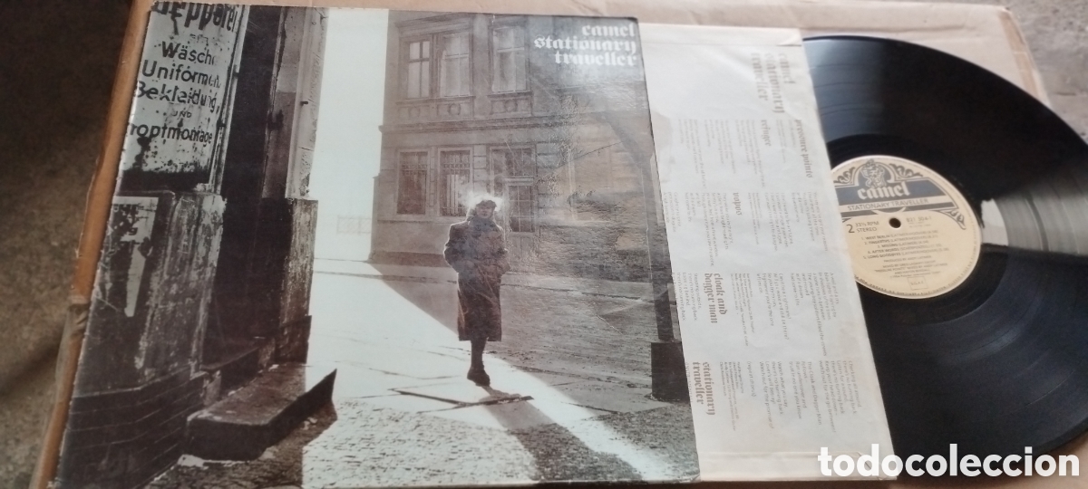 Vinyl-Schallplatten: Lp-camel-stationary traveller-1984-spain-