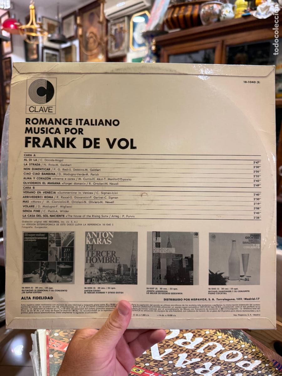 Discos de vinilo: LP ROMANCE ITALIANO - - Foto 2