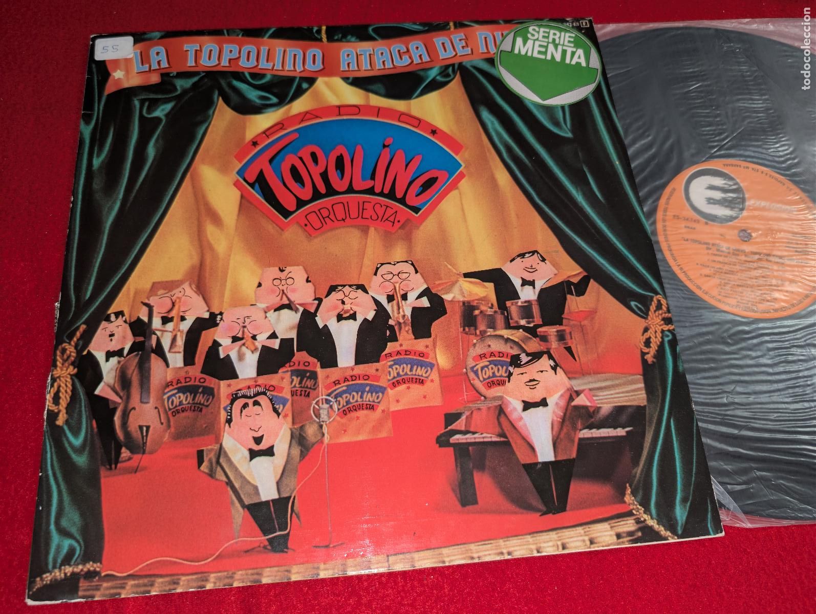 Discos de vinilo: RADIO TOPOLINO ORQUESTA La Topolino ataca de nuevo LP 1982 Explosion MANUEL GAS