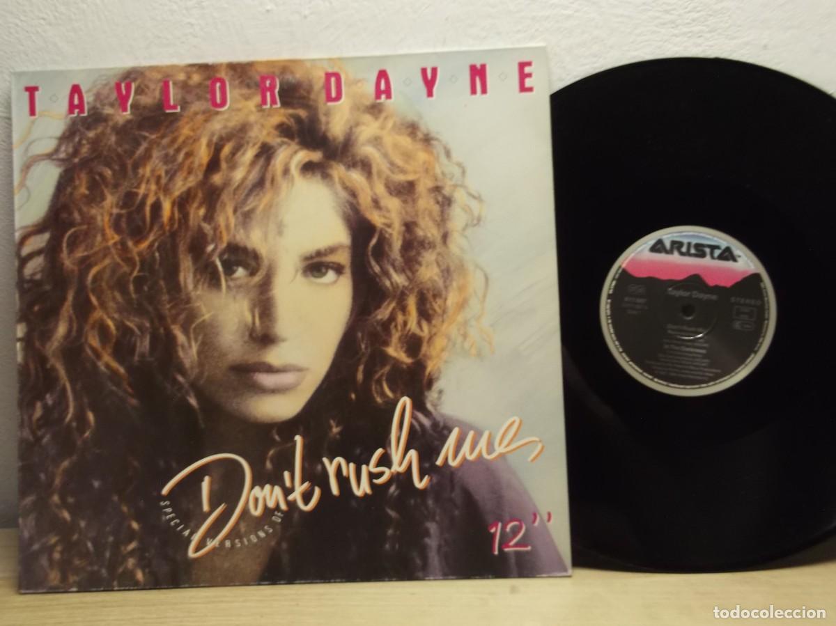 Discos de vinilo: Taylor Dayne -Don't rush me (House Mix) MAXI 45 RPM LP