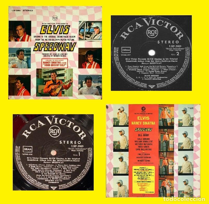 Discos de vinilo: Elvis* &ndash; Speedway: Original Soundtrack Album 1968 NANCY SINATRA, ORG EDT, EXC