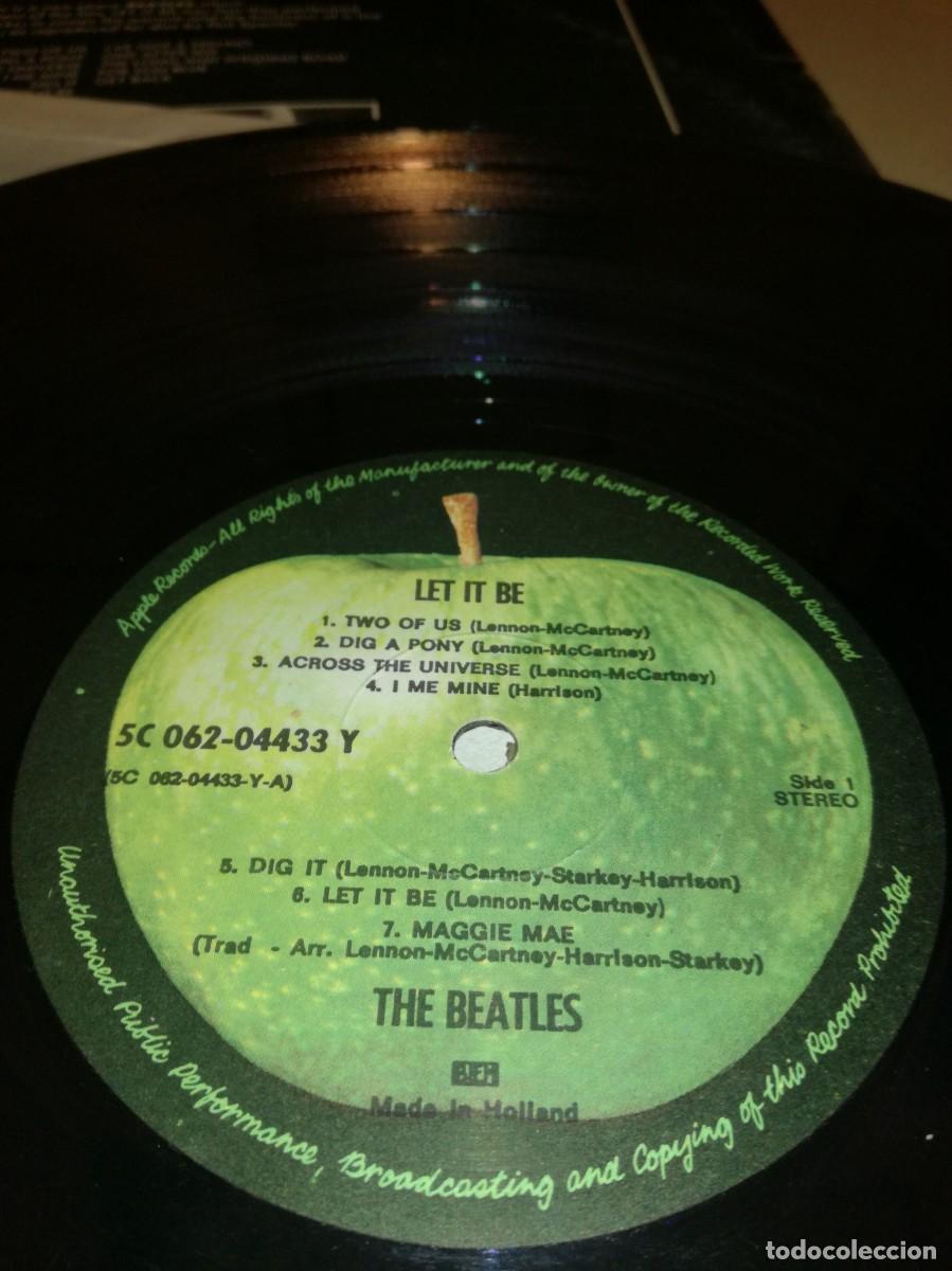 Discos de vinilo: THE BEATLES-LET IT BE-ORIGINAL - Foto 3