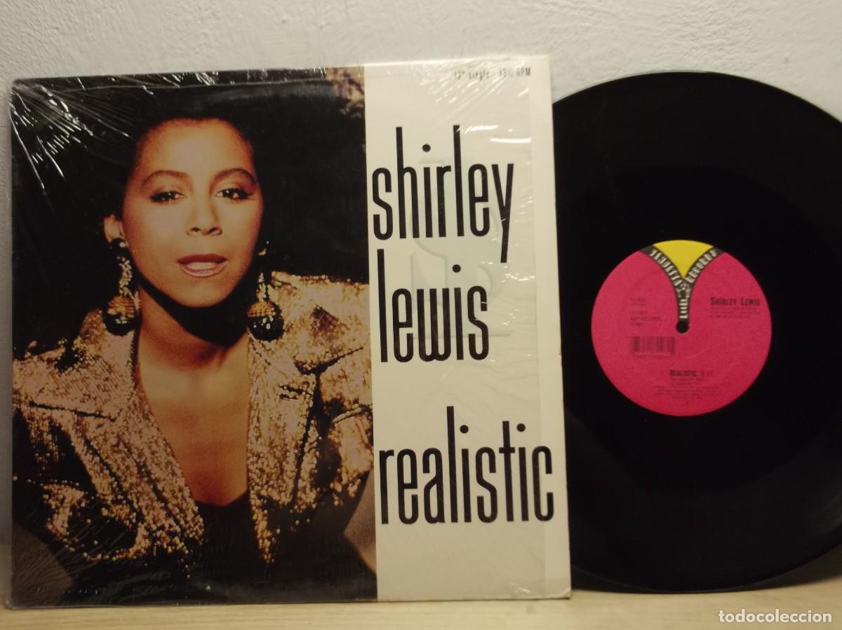 Discos de vinilo: Shirley Lewis &ndash; Realistic 12&rdquo; Maxi-Single 45 RPM 1989 USA