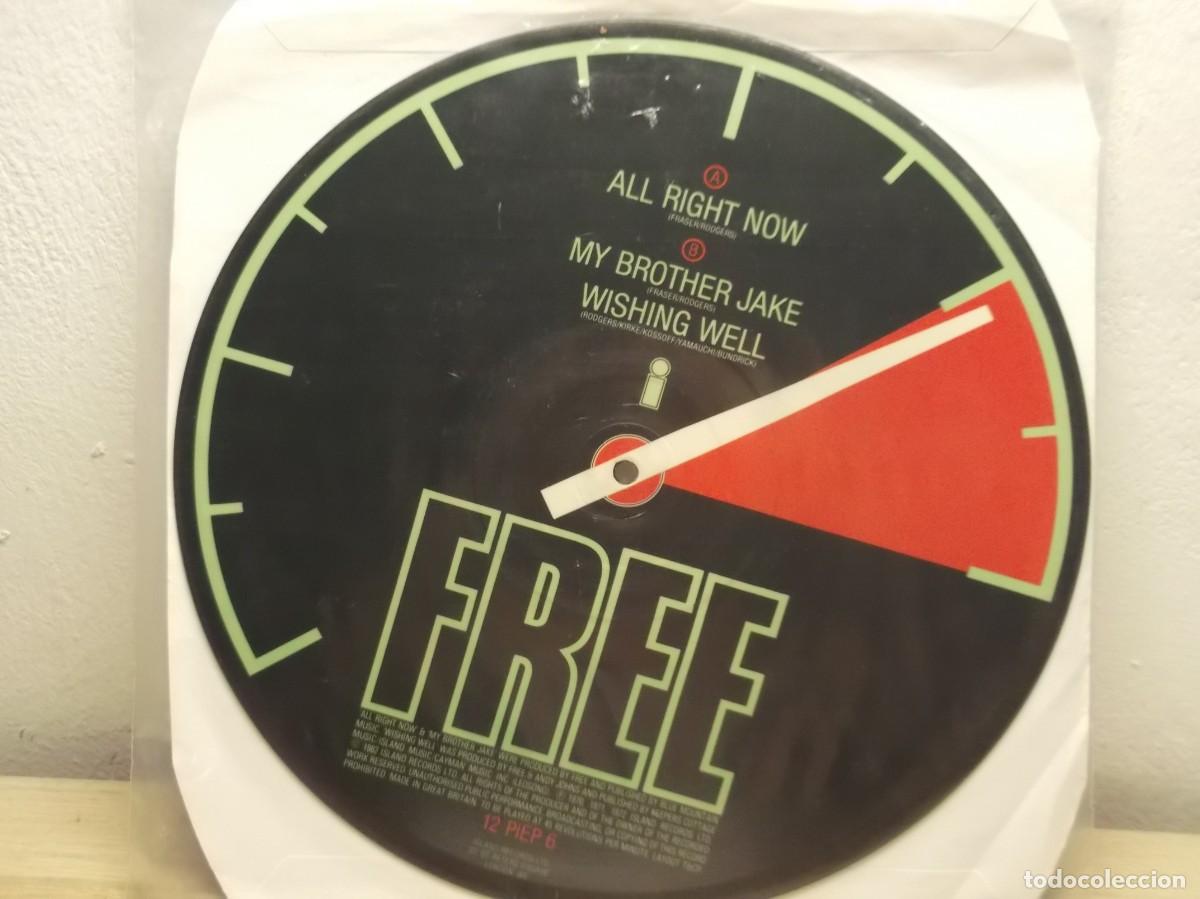Discos de vinilo: FREE -All Right Now MAXI 45 RPM VINILO SERIGRAFIADO