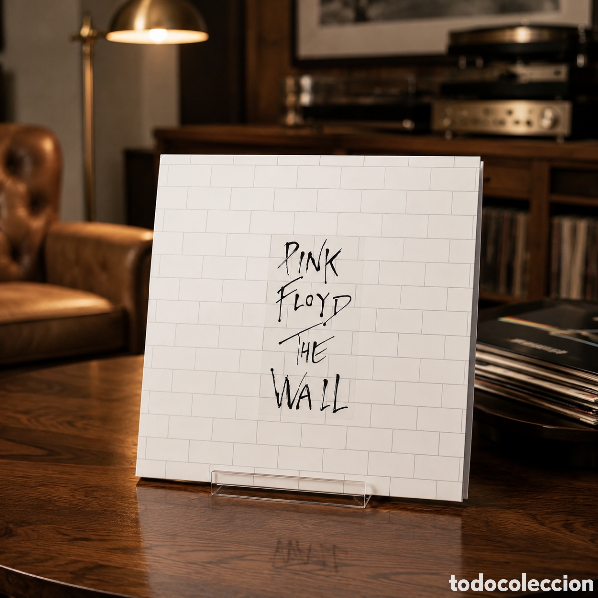 Discos de vinilo: Discos de vinilo edici&oacute;n del &aacute;lbum The Wall de Pink Floyd.