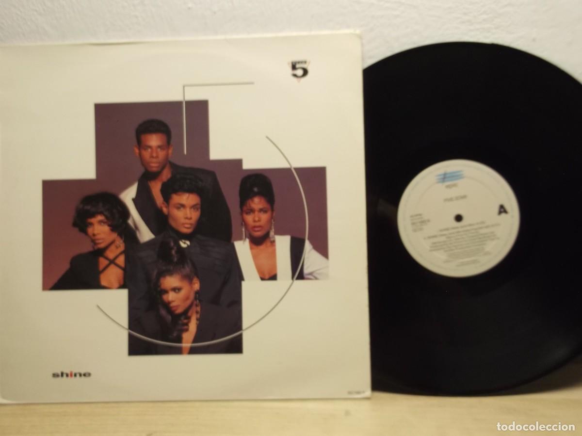 Discos de vinilo: Five Star &ndash; Shine MAXI 45 RPM LP UK