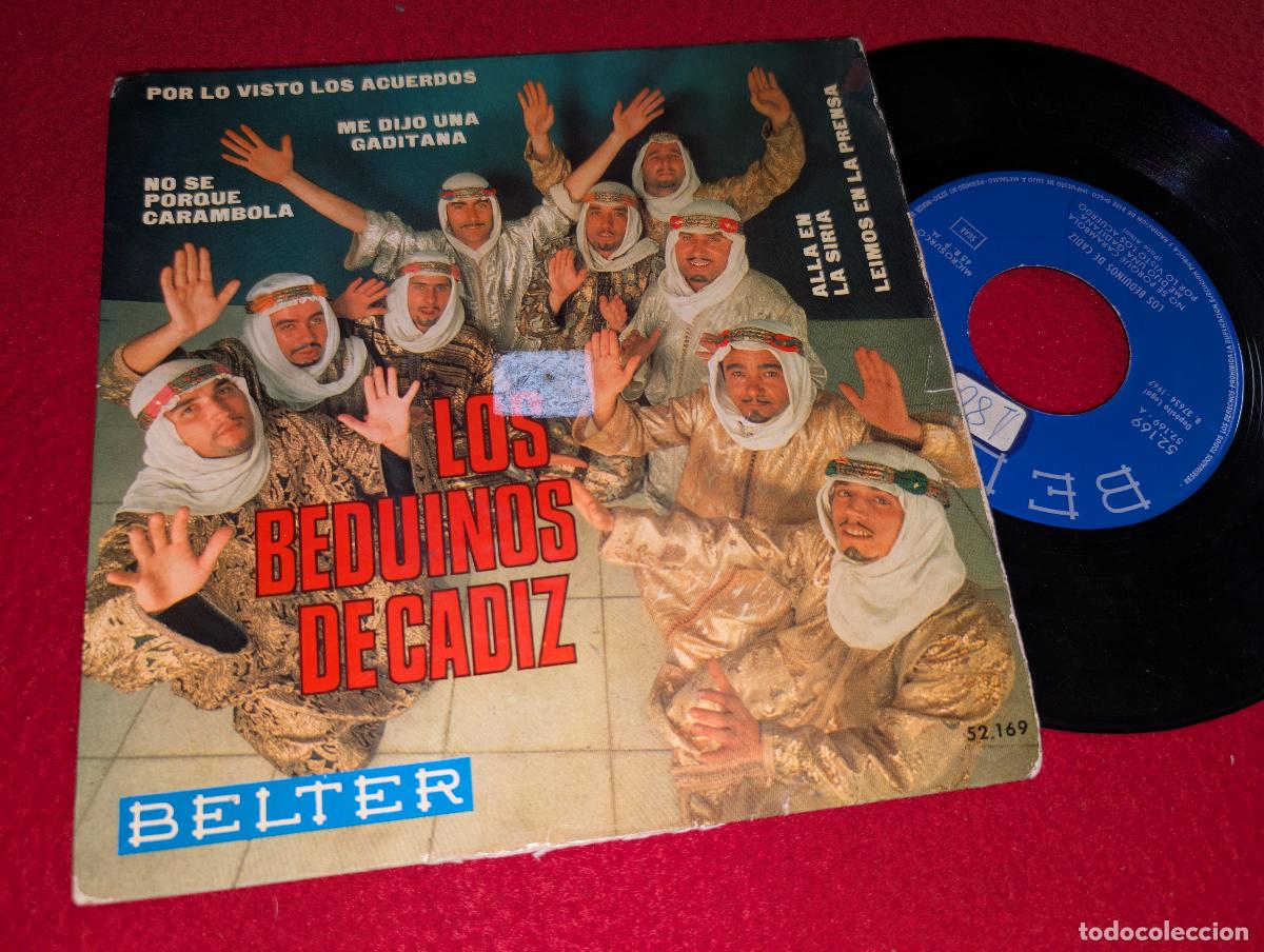 Discos de vinilo: LOS BEDUINOS DE CADIZ No se porque carambola +3 EP 7'' 1967 Belter CARNAVAL CADIZ