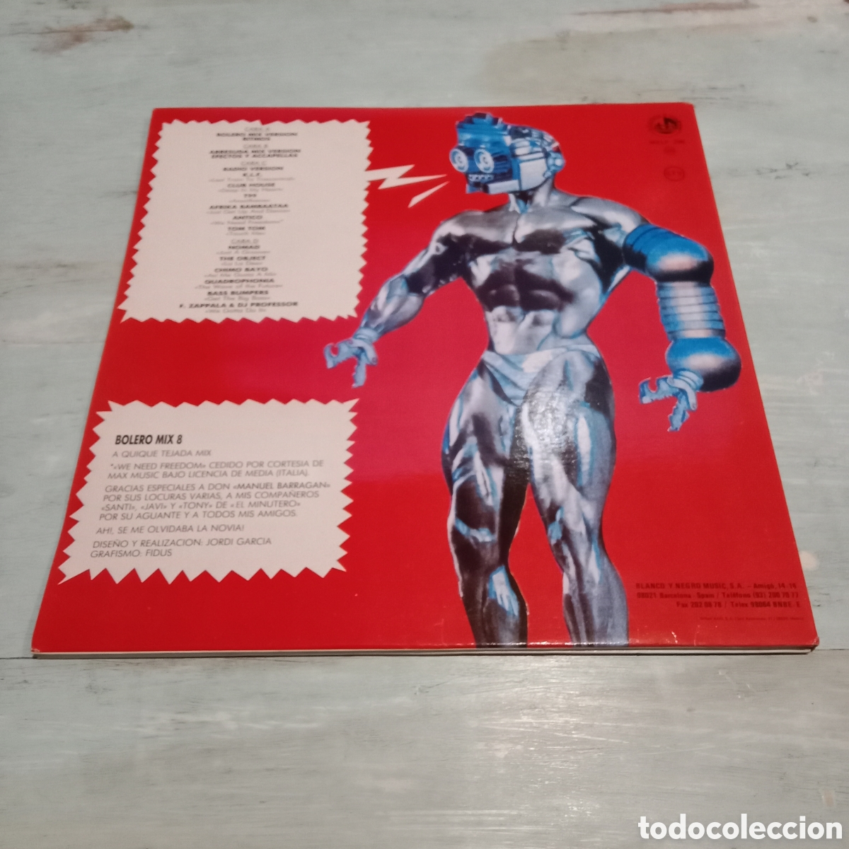 Discos de vinilo: VARIOS - BOLERO MIX 8 - LP DOBLE GATEFOLD - Foto 2