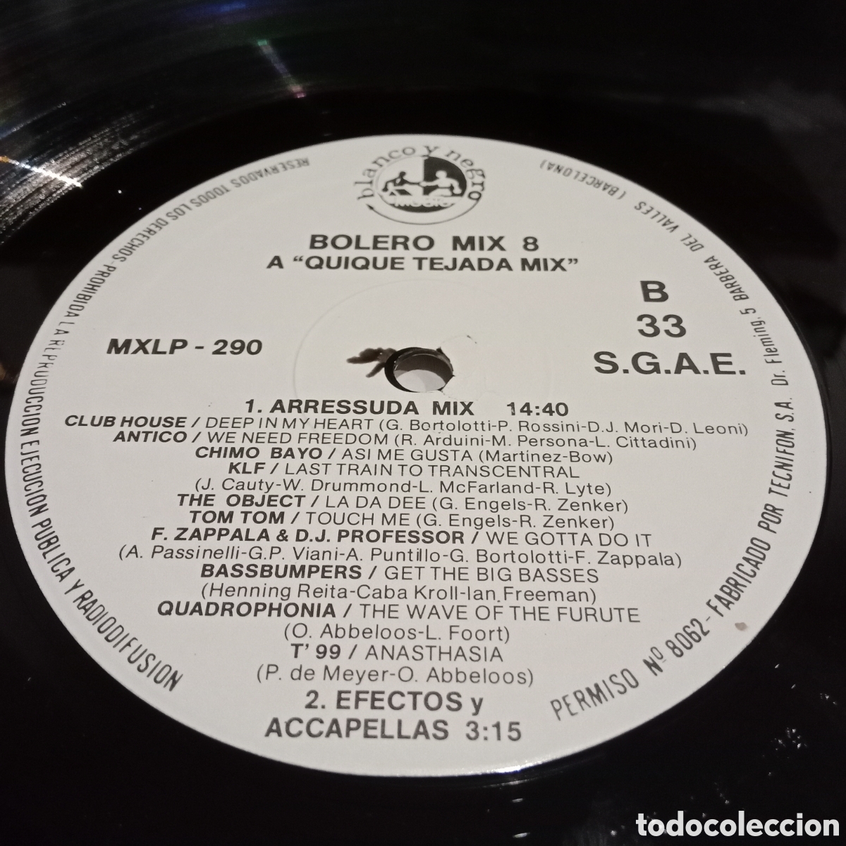 Discos de vinilo: VARIOS - BOLERO MIX 8 - LP DOBLE GATEFOLD - Foto 7