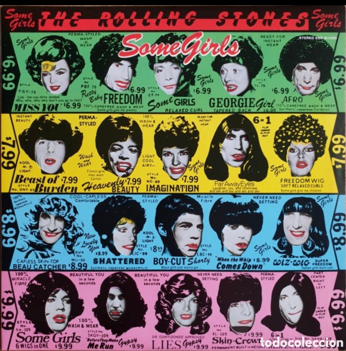 Discos de vinilo: The Rolling Stones: some Girls LP 1978 Japon