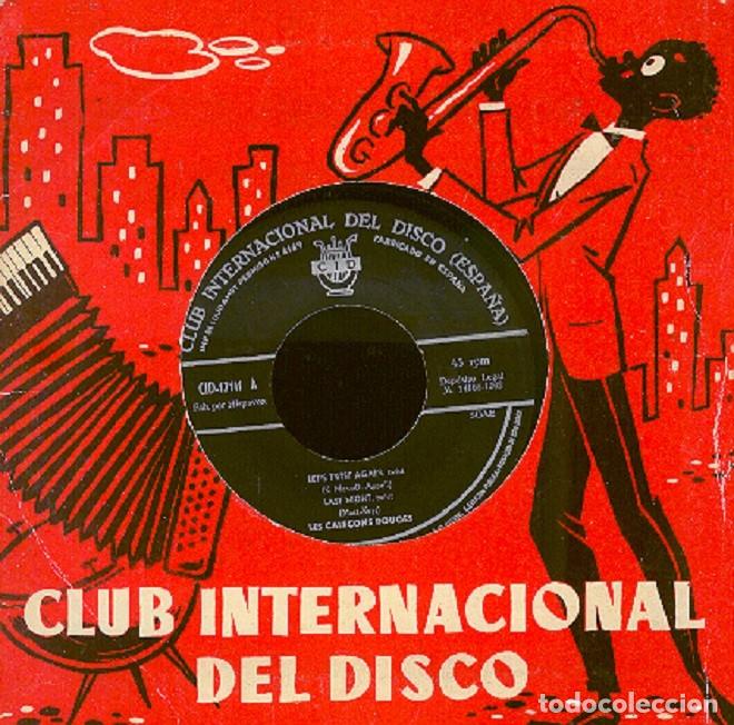 Discos de vinilo: Les Cale&ccedil;ons Rouges &ndash; Let&rsquo;s Twist again; Last Night; Amen Twist + 1 &ndash; CID 17111 &ndash; 1962