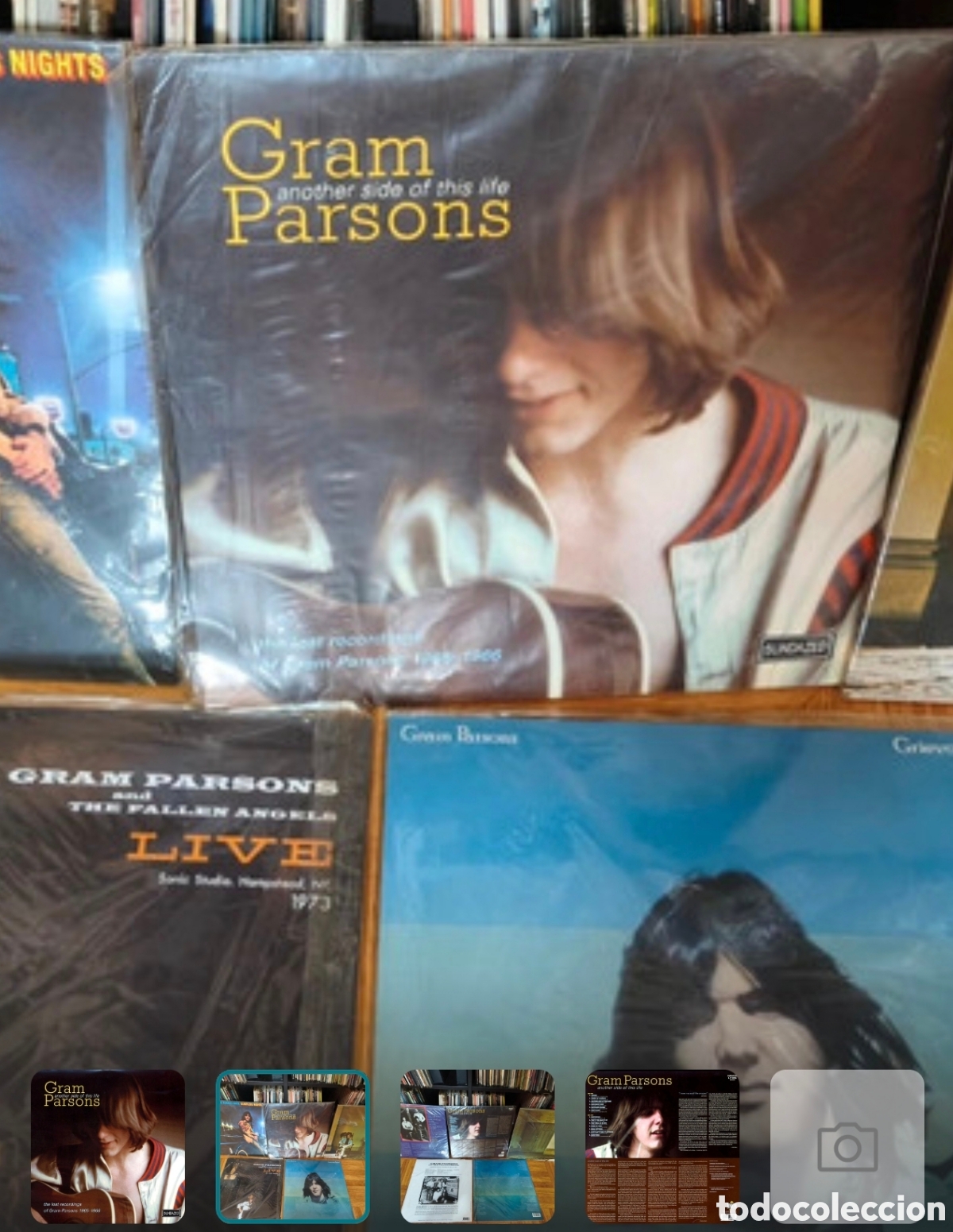 Discos de vinilo: Gram Parsons/Flying burrito bros: Sleepless Nights LP 2014