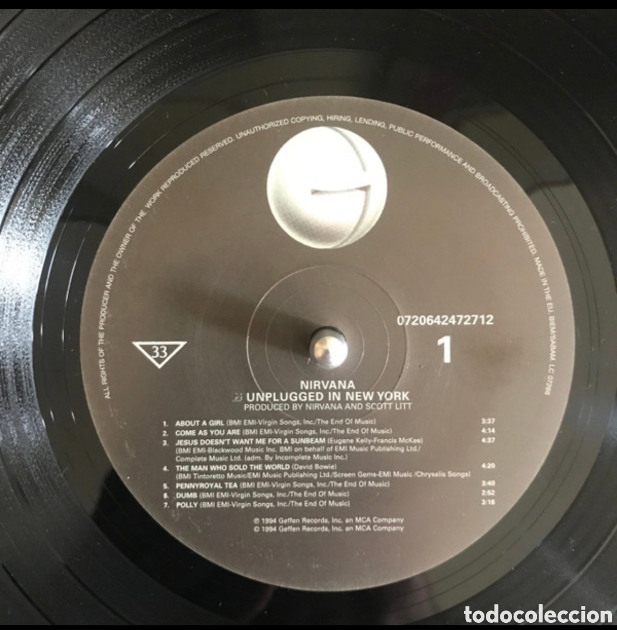 Discos de vinilo: Nirvana: MTV Unplugged In New York LP - Foto 3