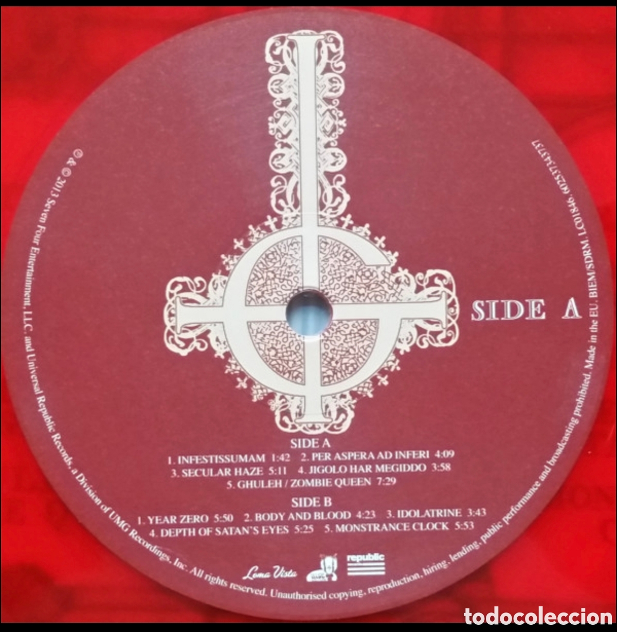 Discos de vinilo: Ghost B.C.: Infestissumam. LP 2013 - Foto 4