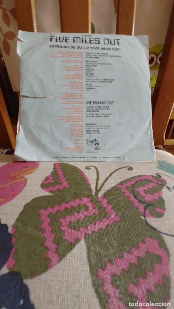 Discos de vinilo: MIKE OLDFIELD-SINGLE FIVE MILES OUT - Foto 2