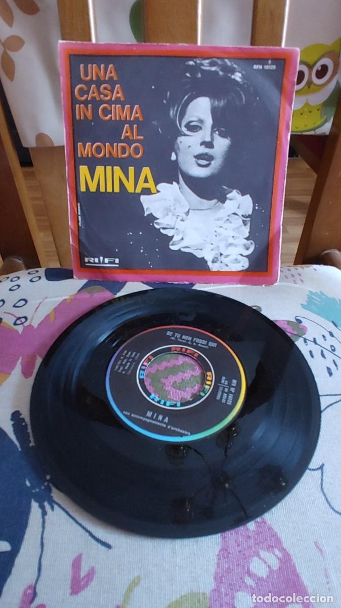 Discos de vinilo: MINA-SINGLE UNA CASA IN CIMA AL MONDO
