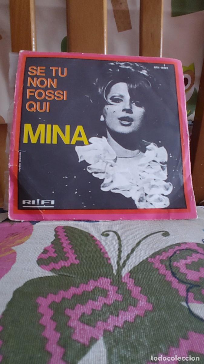 Discos de vinilo: MINA-SINGLE UNA CASA IN CIMA AL MONDO - Foto 2
