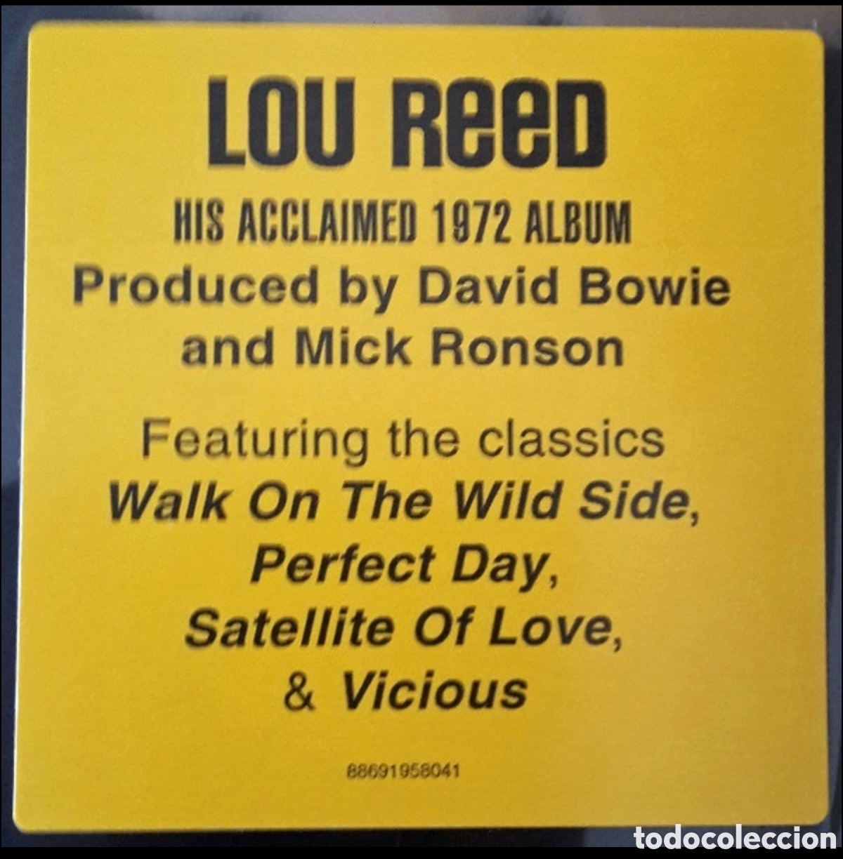Discos de vinilo: Lou Reed: Transformer Edici&oacute;n Limitada RSD 2012 - Foto 3