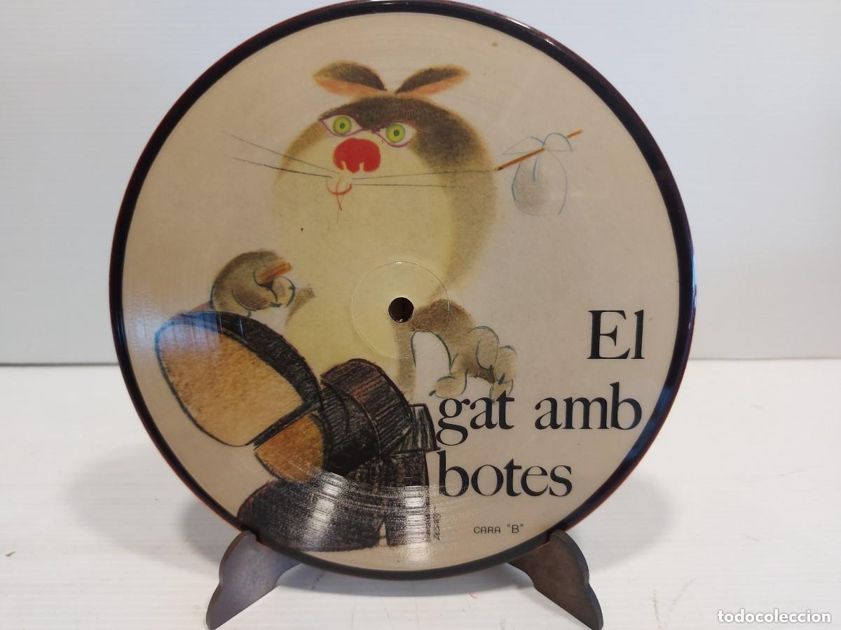 Discos de vinilo: 1971 | EL GAT AMB BOTES | PICTURE DISC | FOLCH I CAMARASA | CASAS AUG&Eacute; | SAYTON AB-107 | RARO