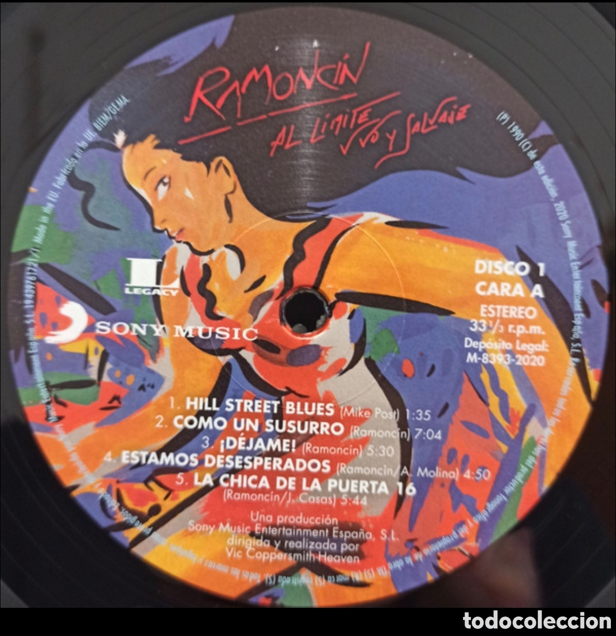 Discos de vinilo: Ramoncin: Al L&iacute;mite, Vivo Y Salvaje 2LP - Foto 3